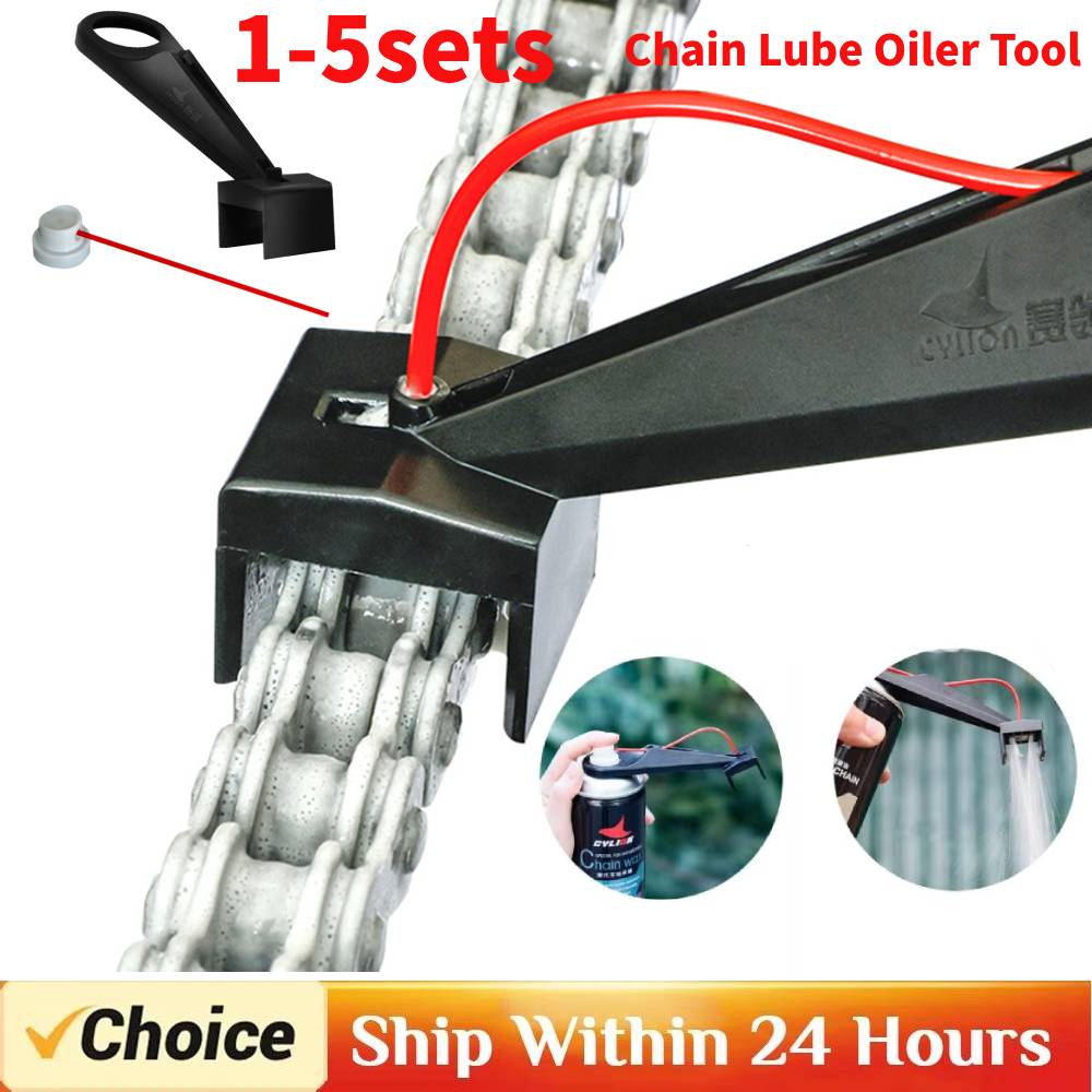 Motorcycle Gear Kit - 1/2/3/5 Sets Motorcycle Chain Oiler Spray
