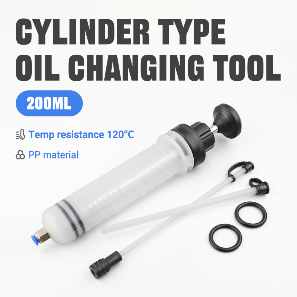 Motorcycle Gear Oil - Industry 200cc Fluid Transfer Syringe -