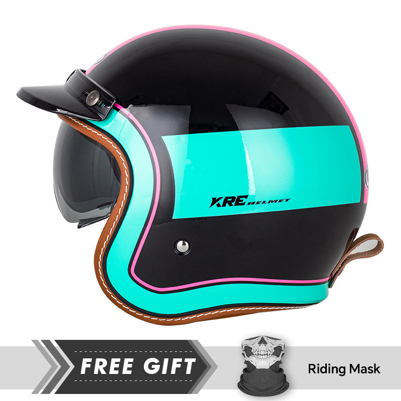 Adult Motorcycle Helmet Vintag - Motorcycle Gear In Store incelemesi ve fiyatı