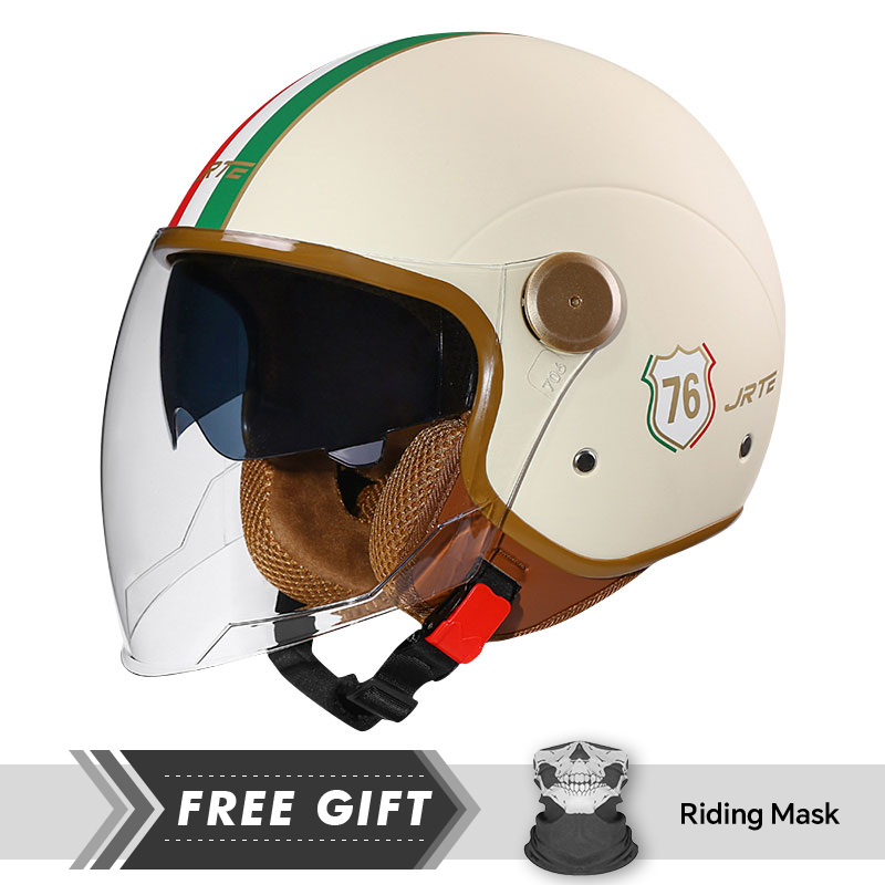 DOT ECE Approved Retro 3/4 Ope - Motorcycle Gear In Store incelemesi ve fiyatı