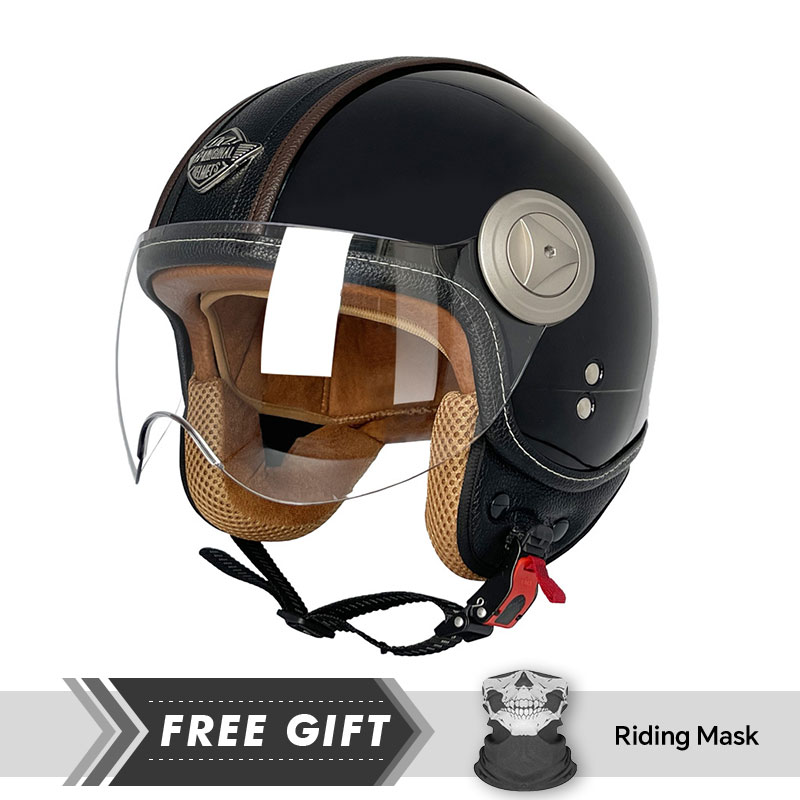3/4 Open Face Helmet Vintage O - Motorcycle Gear In Store incelemesi ve fiyatı