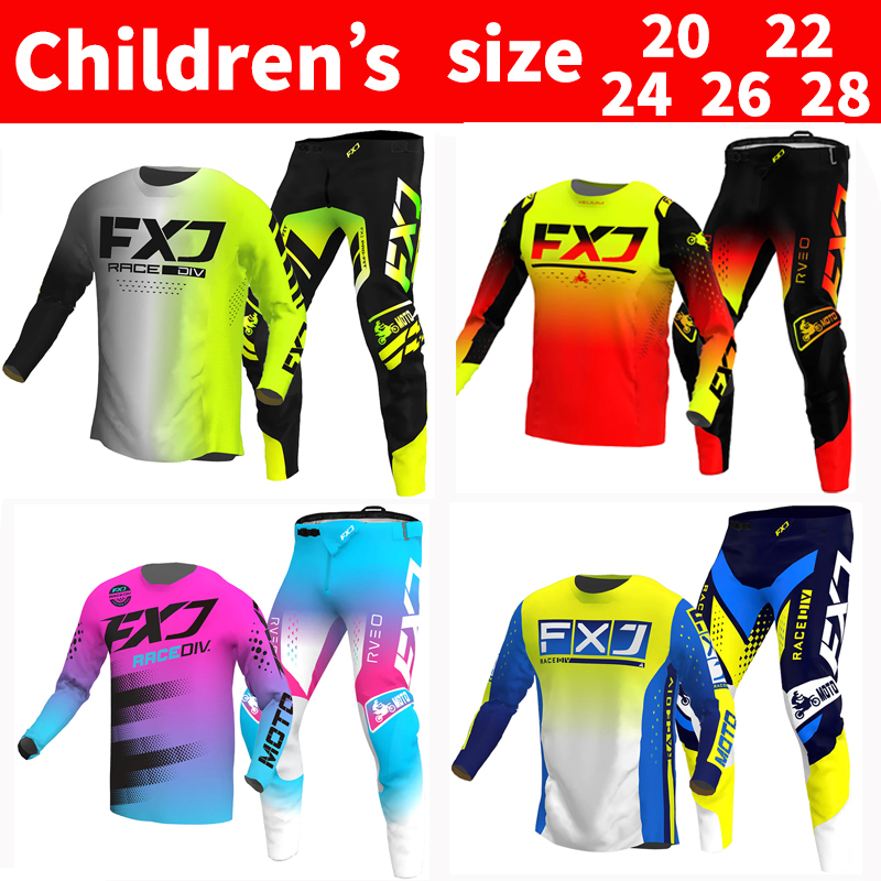 FXJ Motocross Jersey and Pants - Motorcycle Gear Youth incelemesi ve fiyatı