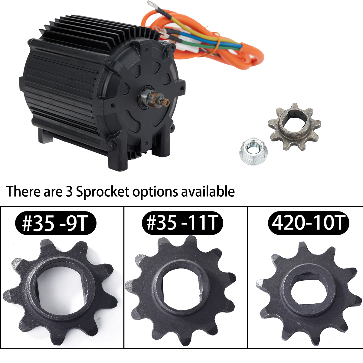 Kunray KR5V V2 72V 5000W Elect - Motorcycle Gear Kit incelemesi ve fiyatı