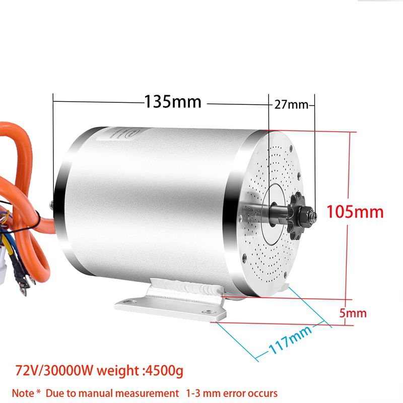 48V 72V 3000W 2000W Electric B - Motorcycle Gear Kit incelemesi ve fiyatı